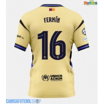 Camisa de time de futebol Barcelona Fermin Lopez #16 Replicas 2º Equipamento 2025-26 Manga Curta